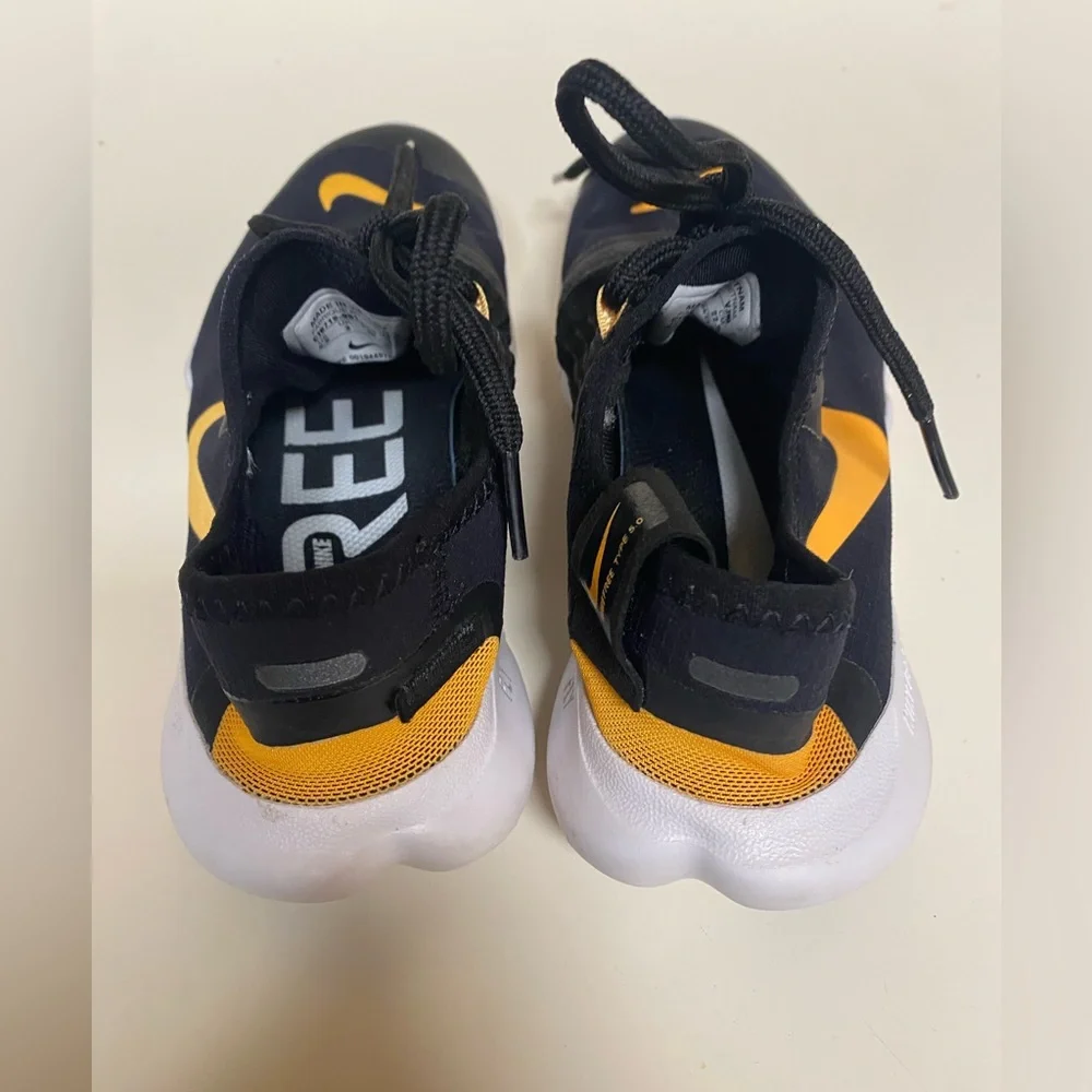 Nike Free RN 5.0 (2020 edition) Nike By You Black‎ and Gold Women’s Size 5.5